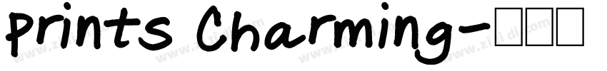 Prints Charming字体转换